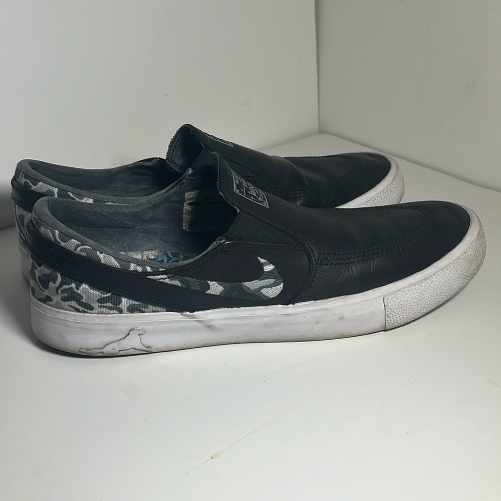 Nike Stefan Janoski “Matriz” Black Slip on Skate Shoe